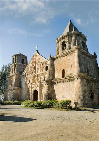 simsearch:841-06342927,k - Miagao Church built in 1797, recently restored, UNESCO World Heritage Site, Iloilo, Panay, Philippines, Southeast Asia, Asia Stock Photo - Rights-Managed, Code: 841-06341348