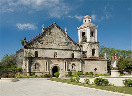 philippines - Church of San Joaquin, dating from 1869, by Fr T. Santaren, where reliefs commemorate the battle of Tetuan between the Spanish and Moors of Morocco, Philippines, Southeast Asia, Asia Stock Photo - Rights-Managed, Code: 841-06341350