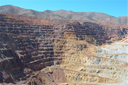 The Lavender open pit copper mine in Bisbee, Arizona, United States of America, North America Stock Photo - Rights-Managed, Code: 841-06341884