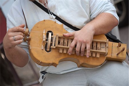 A man plays a Lira, a traditional Russian musical instrument, Kiev, Ukraine, Europe Stock Photo - Rights-Managed, Code: 841-06341915