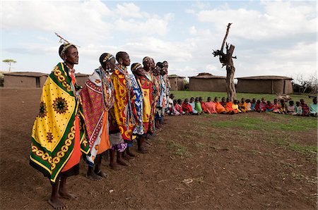 pictures of african traditional dresses - Masai, Masai Mara, Kenya, Afrique de l'est, Afrique Photographie de stock - Rights-Managed, Code: 841-06342308