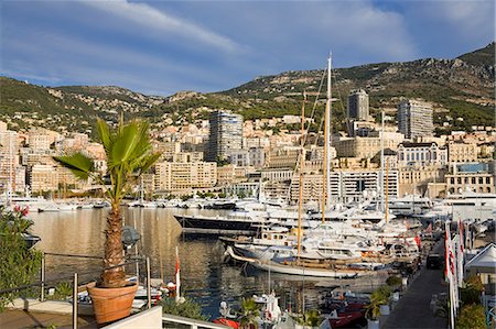 Yacht marina in Port de Monaco, Monte Carlo City, Monaco, Mediterranean, Europe Stock Photo - Rights-Managed, Code: 841-06342902