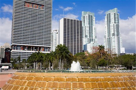 Fountain in Bayfront Park, Miami, Florida, United States of America, North America Stock Photo - Rights-Managed, Code: 841-06342983