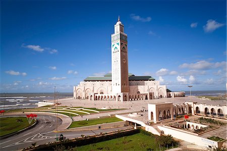 Hassan II Mosque, the third largest mosque in the world, Casablanca, Morocco, North Africa, Africa Stock Photo - Rights-Managed, Code: 841-06343100