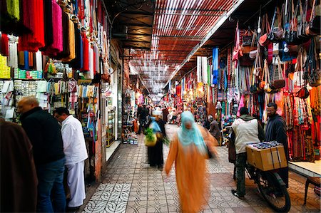 In the souk, Marrakech, Morocco, North Africa, Africa Stock Photo - Rights-Managed, Code: 841-06343112