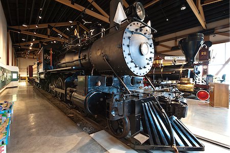 Steam locomotive, Nevada State Railroad Museum, Carson City, Nevada, United States of America, North America Stock Photo - Rights-Managed, Code: 841-06343362