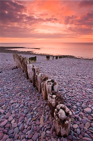 simsearch:841-06031530,k - Weathered wooden coastal defences on Bossington Beach, Exmoor National Park, Somerset, England, United Kingdom, Europe Stock Photo - Rights-Managed, Code: 841-06343384