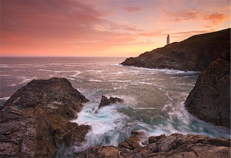 simsearch:841-07204601,k - Sunrise at Trevose Head on the North Cornish coast, Cornwall, England, United Kingdom, Europe Stock Photo - Rights-Managed, Code: 841-06343485