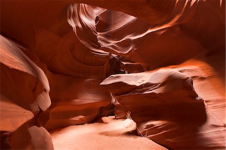 Upper Antelope Canyon (Tse' bighanilini), LeChee Chapter, Navajo Nation, Arizona, United States of America, North America Stock Photo - Rights-Managed, Code: 841-06445408