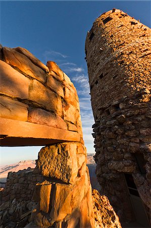 simsearch:841-06445420,k - Desert View Watchtower, Grand Canyon National Park, UNESCO World Heritage Site, Northern Arizona, United States of America, North America Stock Photo - Rights-Managed, Code: 841-06445417