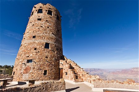 simsearch:841-06445420,k - Desert View Watchtower, Grand Canyon National Park, UNESCO World Heritage Site, Northern Arizona, United States of America, North America Stock Photo - Rights-Managed, Code: 841-06445423