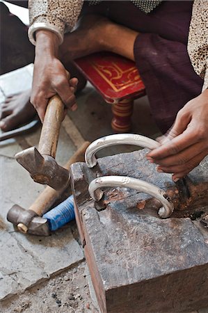 Jewellery making in north eastern Gujarat state, India, Asia Stock Photo - Rights-Managed, Code: 841-06445634