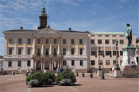 Raadhuset (Town Hall) and Gustav Adolf's Torg, Gothenburg, Sweden, Scandinavia, Europe Stock Photo - Rights-Managed, Code: 841-06445689