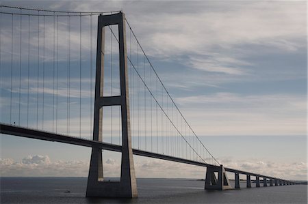 scandinavia - Great Belt Bridge, between Fyn and Sjaelland, Denmark, Scandinavia, Europe Stock Photo - Rights-Managed, Code: 841-06445699