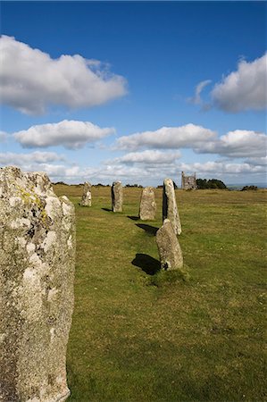simsearch:841-06449661,k - The Hurlers (stone circle), Minions, Bodmin Moor, Cornwall, England, United Kingdom, Europe Foto de stock - Con derechos protegidos, Código: 841-06445999