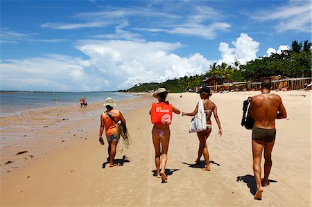 salvador - Mucuge Beach, Arraial d'Ajuda, Bahia, Brazil, South America Stock Photo - Rights-Managed, Code: 841-06446291