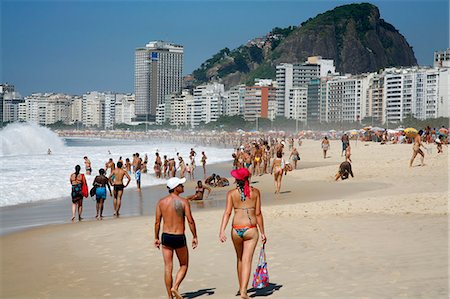south american woman - Copacabana beach, Rio de Janeiro, Brazil, South America Stock Photo - Rights-Managed, Code: 841-06446384