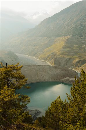 simsearch:841-06446529,k - Gangapurna Lake, Marsyangdi River Valley, Annapurna Conservation Area, Gandaki, Western Region (Pashchimanchal), Nepal, Himalayas, Asia Stock Photo - Rights-Managed, Code: 841-06446566