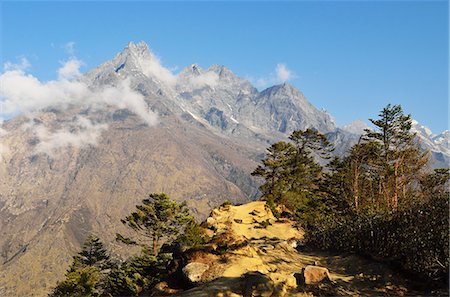 range - Tabuche Peak, Sagarmatha National Park, UNESCO World Heritage Site, Solukhumbu District, Sagarmatha, Eastern Region (Purwanchal), Nepal, Himalayas, Asia Stock Photo - Rights-Managed, Code: 841-06446629
