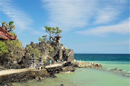 Pura Batu Bolong Temple, south of Senggigi, Lombok, Indonesia, Southeast Asia, Asia Stock Photo - Rights-Managed, Code: 841-06446635