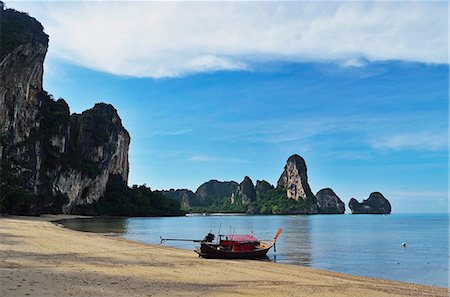 Ton Sai Bay, Rai Leh (Railay), Andaman Coast, Krabi Province, Thailand, Southeast Asia, Asia Stock Photo - Rights-Managed, Code: 841-06446681