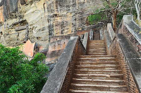 simsearch:841-06446692,k - Stairs leading to top of Sigiriya (Lion Rock), UNESCO World Heritage Site, Sri Lanka, Asia Stock Photo - Rights-Managed, Code: 841-06446697