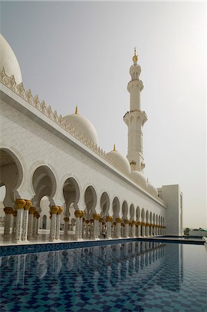 Sheikh Zayed Mosque, Abu Dhabi, United Arab Emirates, Middle East Stock Photo - Rights-Managed, Code: 841-06446974