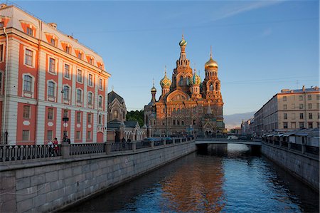 st petersburg - Church on Spilled Blood, UNESCO World Heritage Site, on the Kanal Griboedova, St. Petersburg, Russia, Europe Stock Photo - Rights-Managed, Code: 841-06447189