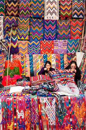 Outdoor market in Chichicastenango, Guatemala, Central America Stock Photo - Rights-Managed, Code: 841-06447325