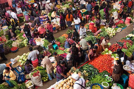Indoor produce market, Chichicastenango, Guatemala, Central America Stock Photo - Rights-Managed, Code: 841-06447329