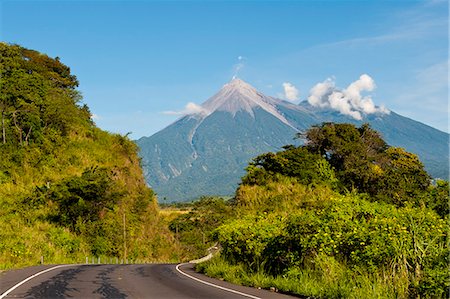 Volcan de Fuego, Antigua, au Guatemala, l'Amérique centrale Photographie de stock - Rights-Managed, Code: 841-06447340