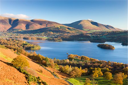 simsearch:841-06447444,k - Derwent Water, Skiddaw and Blencathra from the slopes of Catbells, Lake District National Park, Cumbria, England, United Kingdom, Europe Stock Photo - Rights-Managed, Code: 841-06447515
