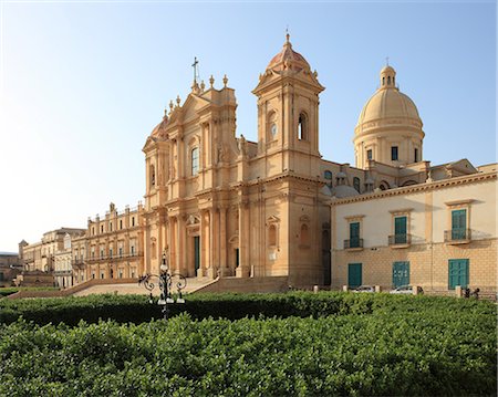 Duomo, Noto, Sicily, Italy, Europe Foto de stock - Con derechos protegidos, Código: 841-06447874