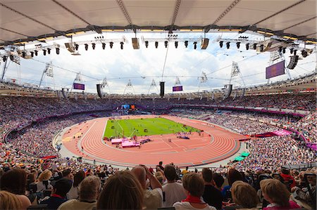 people in the stadium - The Olympic Stadium, 2012 Olympic Games, London, England, United Kingdom, Europe Stock Photo - Rights-Managed, Code: 841-06448003