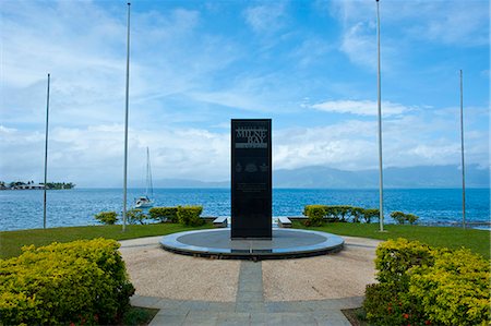 War Memorial in Milne Bay, Alotau, Papua New Guinea, Pacific Stock Photo - Rights-Managed, Code: 841-06448185