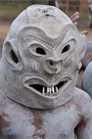 Mudman tribe celebrates the traditional Sing Sing in the Highlands, Papua New Guinea, Pacific Stock Photo - Rights-Managed, Code: 841-06448197