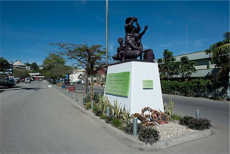 Second World War Memorial in the center of Honiara, capital of the Solomon Islands, Pacific Stock Photo - Rights-Managed, Code: 841-06448235