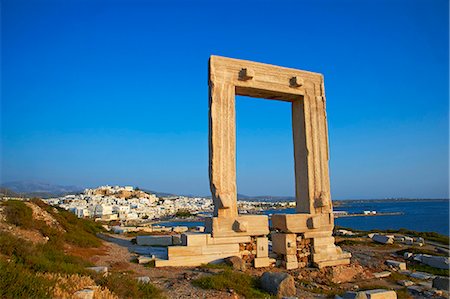 Gateway, Temple of Apollo, archaeological site, Naxos, Cyclades, Greek Islands, Greece, Europe Stock Photo - Rights-Managed, Code: 841-06448560