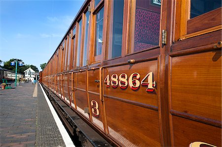 simsearch:841-07083701,k - Vintage LNER rolling stock on the Poppy Line, North Norfolk Railway, at Sheringham, Norfolk, England, United Kingdom, Europe Stock Photo - Rights-Managed, Code: 841-06449225