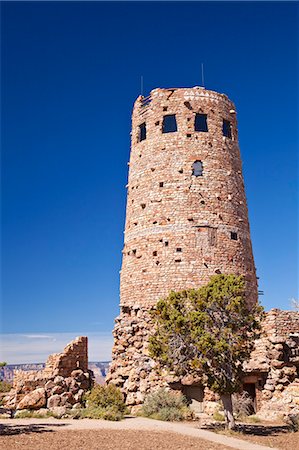 remain - Desert View Watchtower, South Rim, Grand Canyon National Park, UNESCO World Heritage Site, Arizona, United States of America, North America Stock Photo - Rights-Managed, Code: 841-06500108