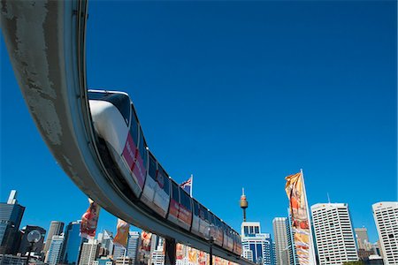 simsearch:841-06500129,k - Monorail, Darling Harbour, Sydney, New South Wales, Australia, Pacific Stock Photo - Rights-Managed, Code: 841-06500131