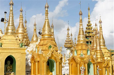 simsearch:841-06446692,k - The Shwedagon Pagoda, Yangon (Rangoon), Yangon region, Republic of the Union of Myanmar (Burma), Asia Stock Photo - Rights-Managed, Code: 841-06500179