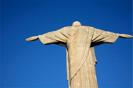 simsearch:841-06501542,k - The statue of Christ the Redeemer on top of the Corcovado mountain, Rio de Janeiro, Brazil, South America Stock Photo - Rights-Managed, Code: 841-06500387