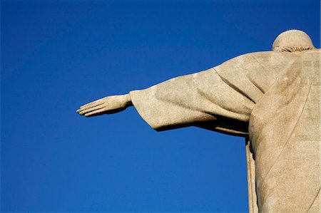 simsearch:841-06501542,k - The statue of Christ the Redeemer on top of the Corcovado mountain, Rio de Janeiro, Brazil, South America Stock Photo - Rights-Managed, Code: 841-06500388
