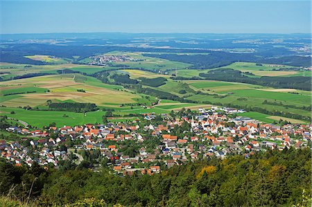 View of Denkingen and Baar from Dreifaltigkeitsberg, Baden-Wurttemberg, Germany, Europe Stock Photo - Rights-Managed, Code: 841-06500568