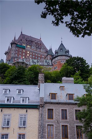 Chateau Frontenac, Quebec City, Province of Quebec, Canada, North America Stock Photo - Rights-Managed, Code: 841-06500815