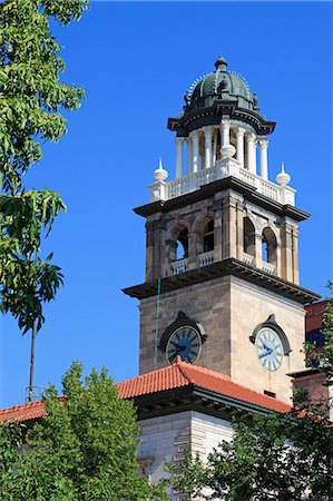 Clock tower on the Pioneers Museum, Colorado Springs, Colorado, United States of America, North America Stock Photo - Rights-Managed, Code: 841-06500938