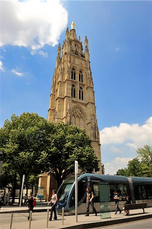 Tour Pey-Berland, a 16th century Bell Tower, Bordeaux, UNESCO World Heritage Site, Gironde, Aquitaine, France, Europe Stock Photo - Rights-Managed, Code: 841-06501062
