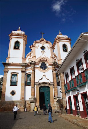 simsearch:841-06449694,k - Our Lady of Pilar Church, Ouro Preto, UNESCO World Heritage Site, Minas Gerais, Brazil, South America Stock Photo - Rights-Managed, Code: 841-06501362