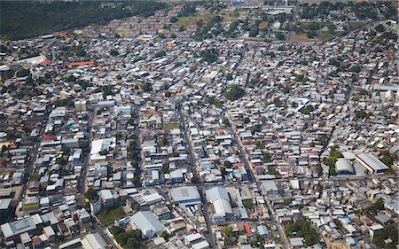 Aerial view of suburbs of Manaus, Amazonas, Brazil, South America Foto de stock - Con derechos protegidos, Código: 841-06501455